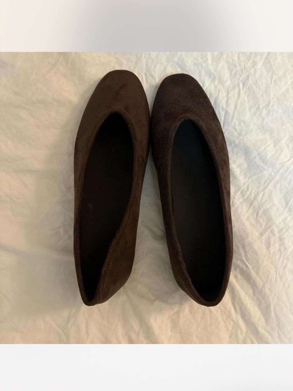 Old Navy Dark Brown Suede Ballet Flats